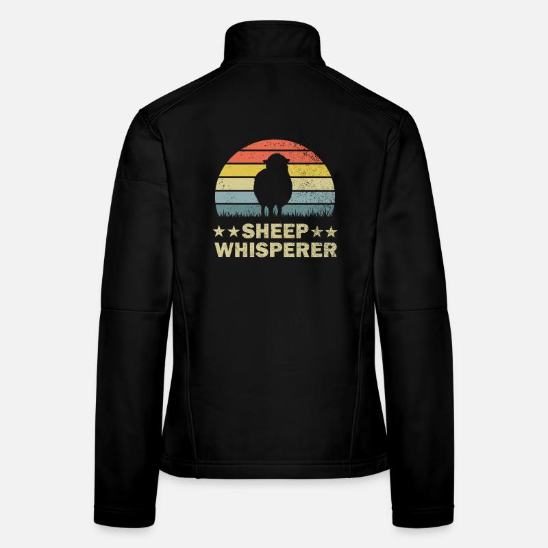 Schaf Schafe - Frauen Softshelljacke - Schwarz