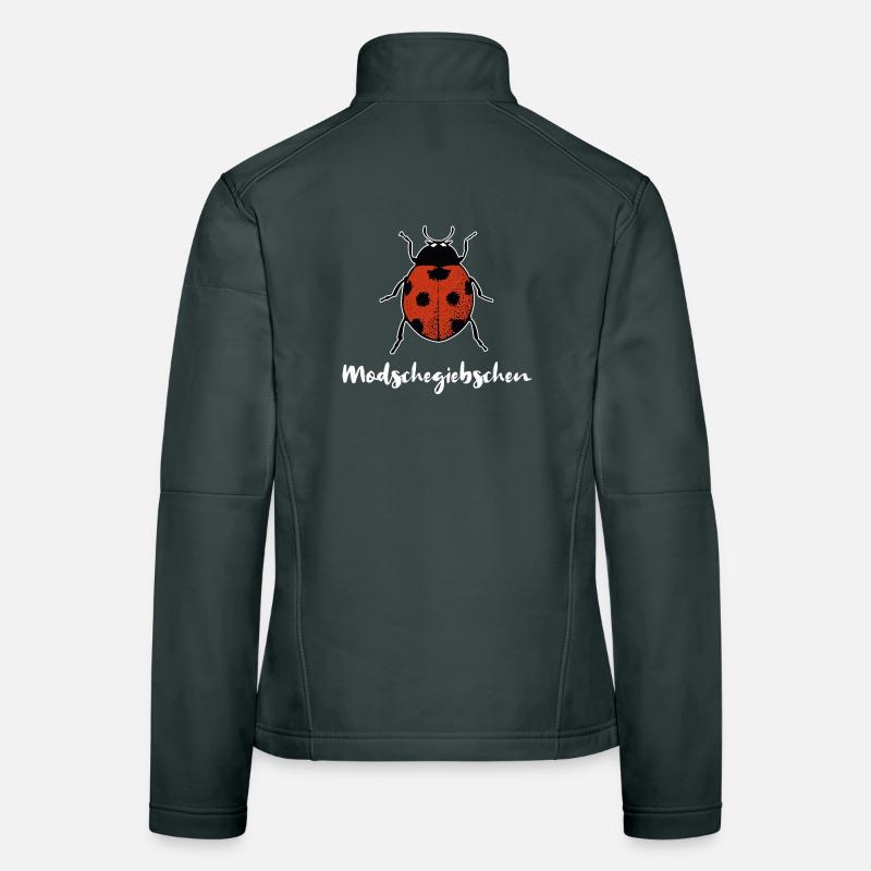 Modschegiebchen Marienkäfer Sächsisch Geschenk Frauen Softshelljacke