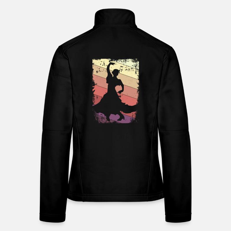 Flamenco Dancing Women's Softshell Jacket