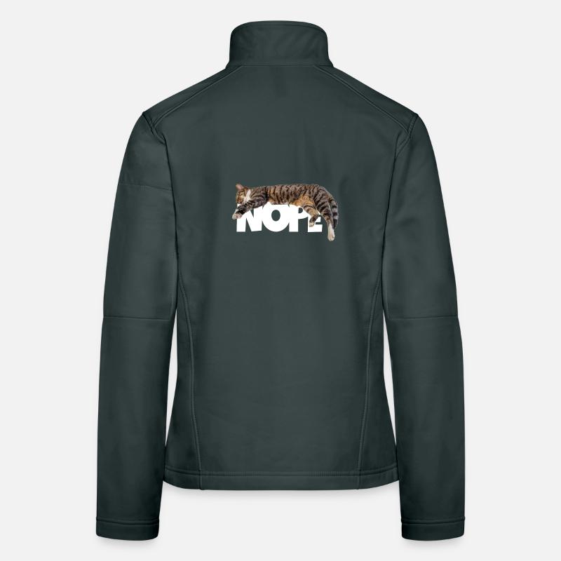 Nope Katze Frauen Softshelljacke