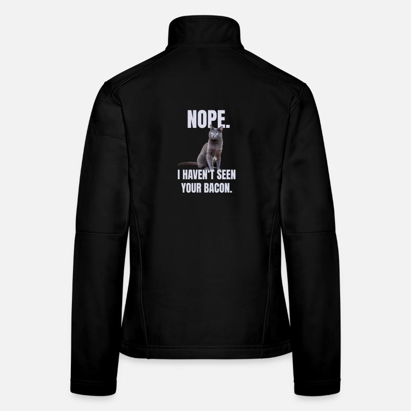 Funny cat Women's Softshell Jacket