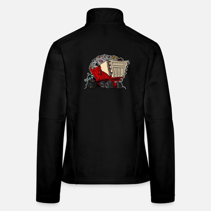 0956 cart RUIN - Women's Softshell Jacket - black