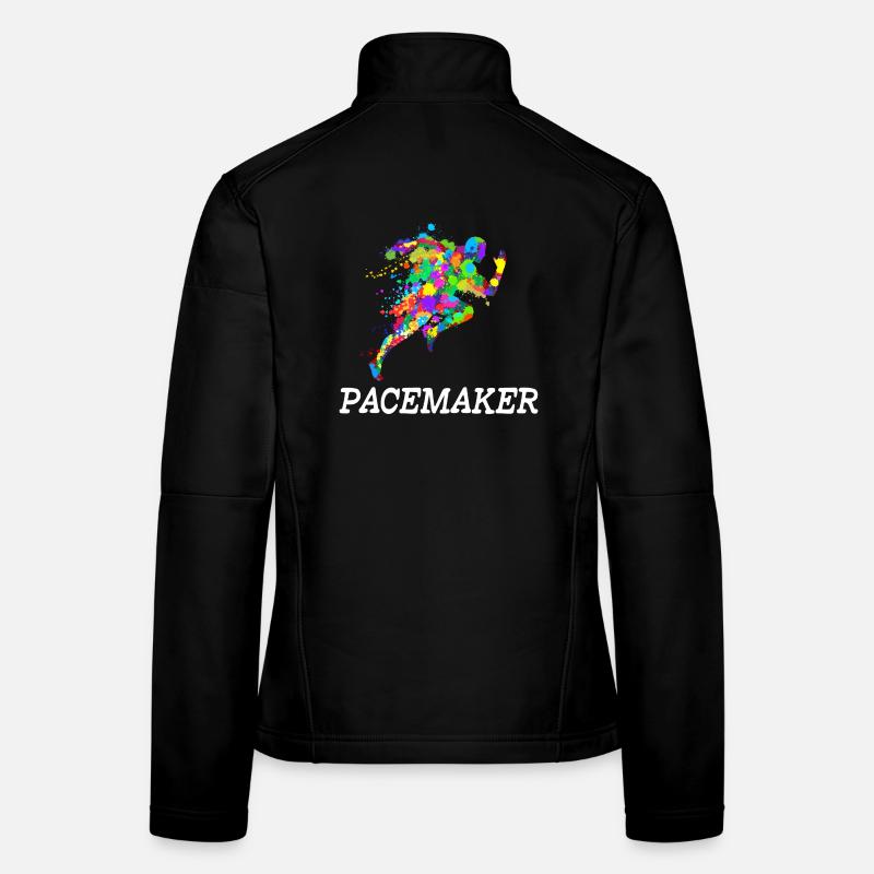 Motivation course à pied jogging sprint sport Veste en tissu softshell Femme