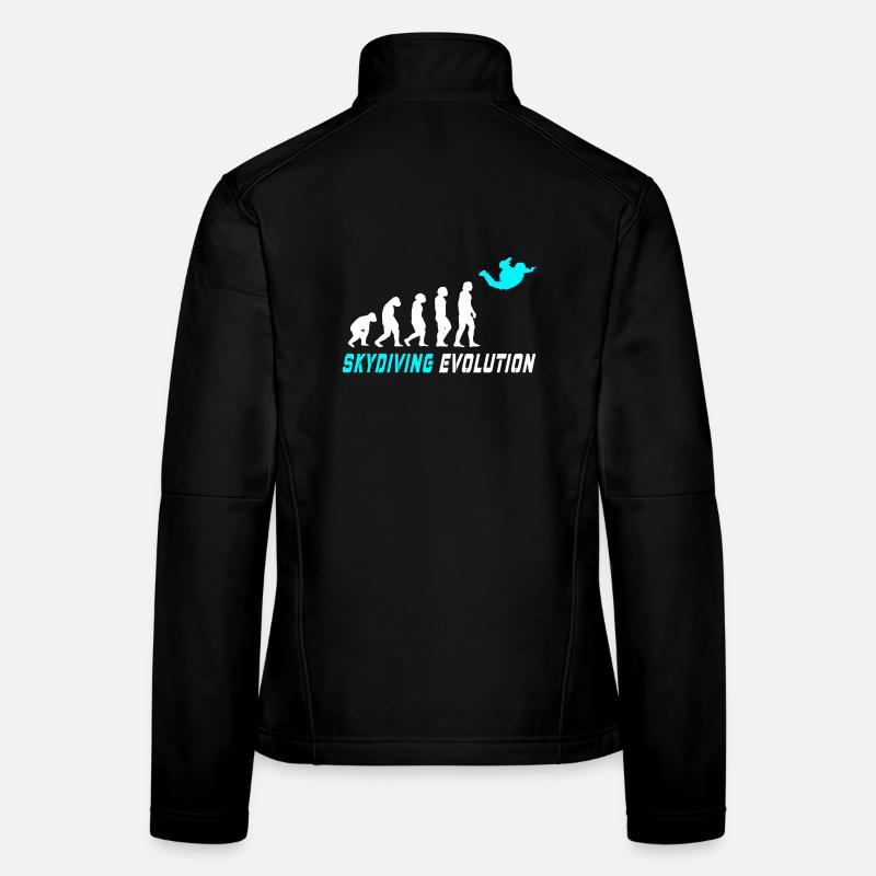 Fallschirm Evolution Design / Geschenkidee Frauen Softshelljacke