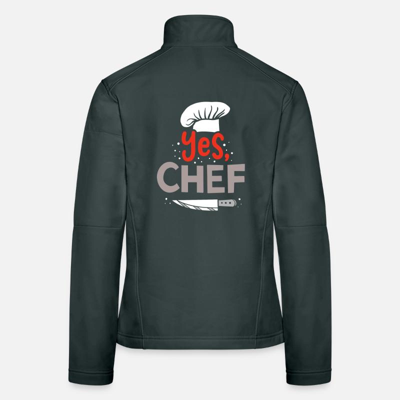 Chefkoch Koch Küchenchef Frauen Softshelljacke