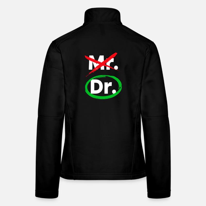 Déclaration du médecin médecin spécialiste Déclaration du médecin d'urgence Veste en tissu softshell Femme