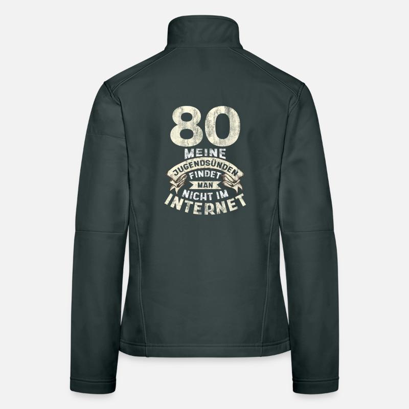 80e anniversaire - Millésime 1946 - Cadeau 80 ans Veste en tissu softshell Femme