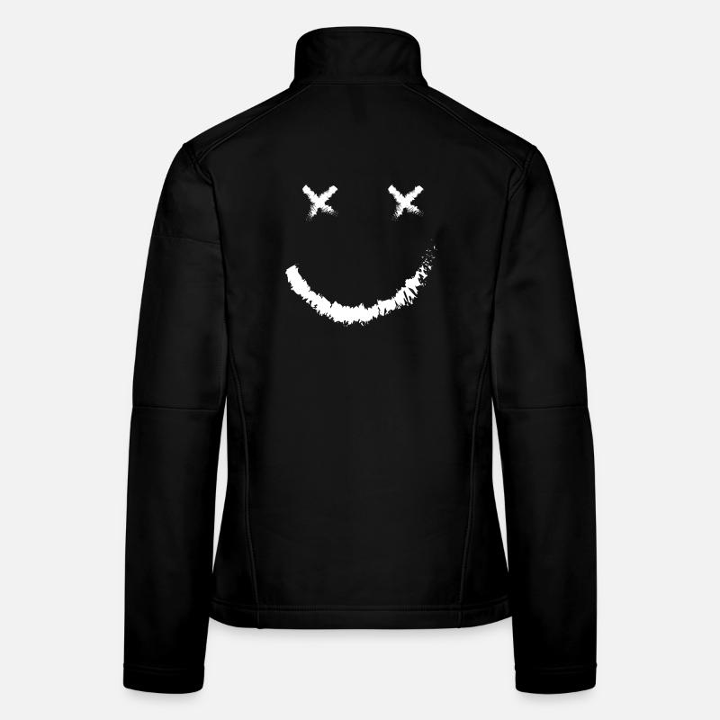 Smile Smilies Emojis Emoticons Motivation Smile Women's Softshell Jacket