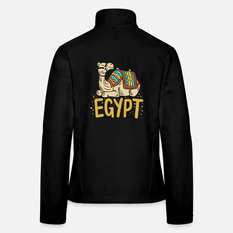 Égypte Chameau égyptien Veste en tissu softshell Femme
