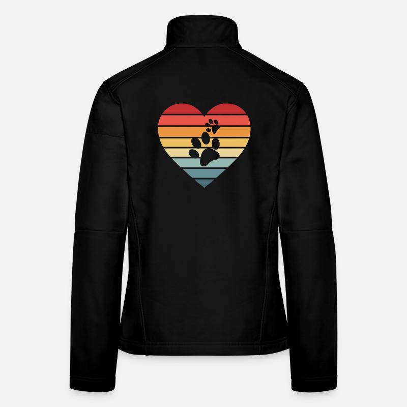 Hund Hunde - Frauen Softshelljacke - Schwarz