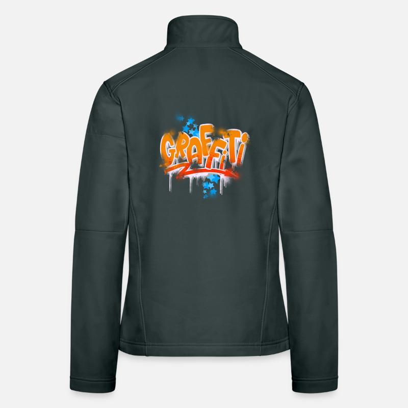 graffiti Women's Softshell Jacket
