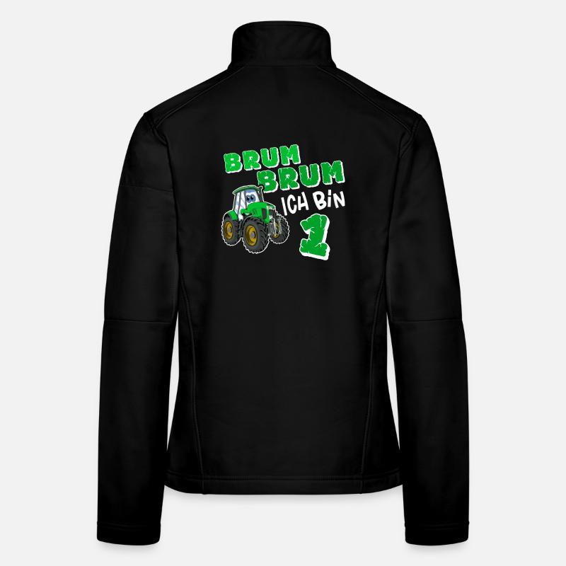 Brum Brum Ich Bin 1 Traktor Frauen Softshelljacke