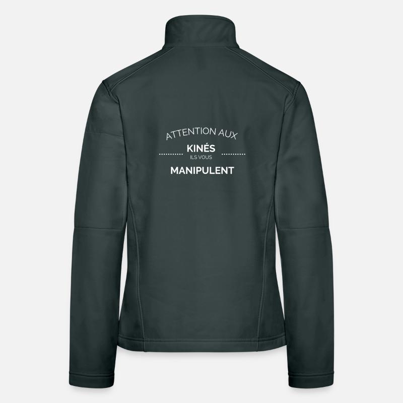 Les kinés vous manipulent ! Veste en tissu softshell Femme