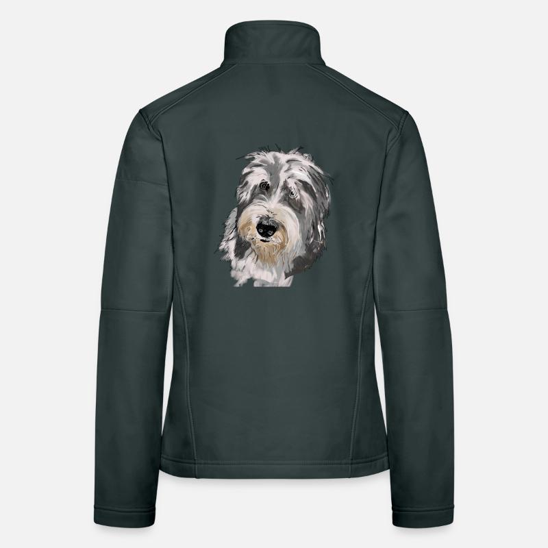 Bearded Collie Women's Softshell Jacket
