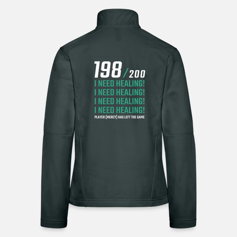 I Need Healing Gamer Women's Softshell Jacket