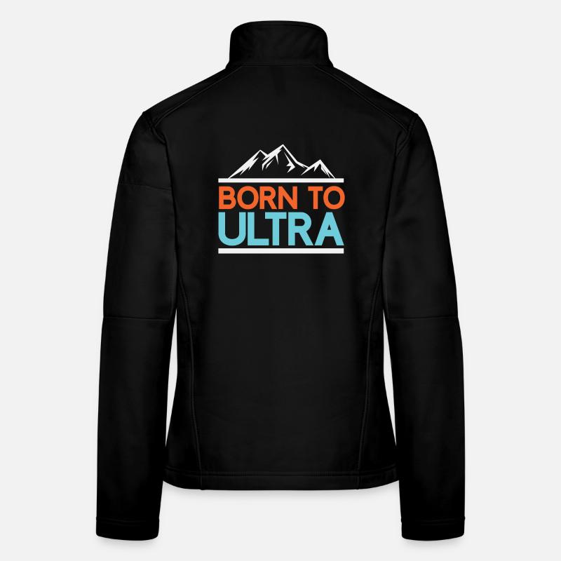 Né pour Ultra Running Veste en tissu softshell Femme