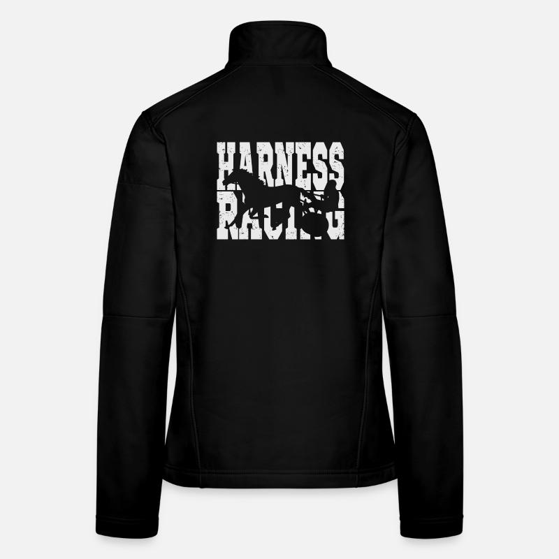 Traber Trabrennen Design Frauen Softshelljacke