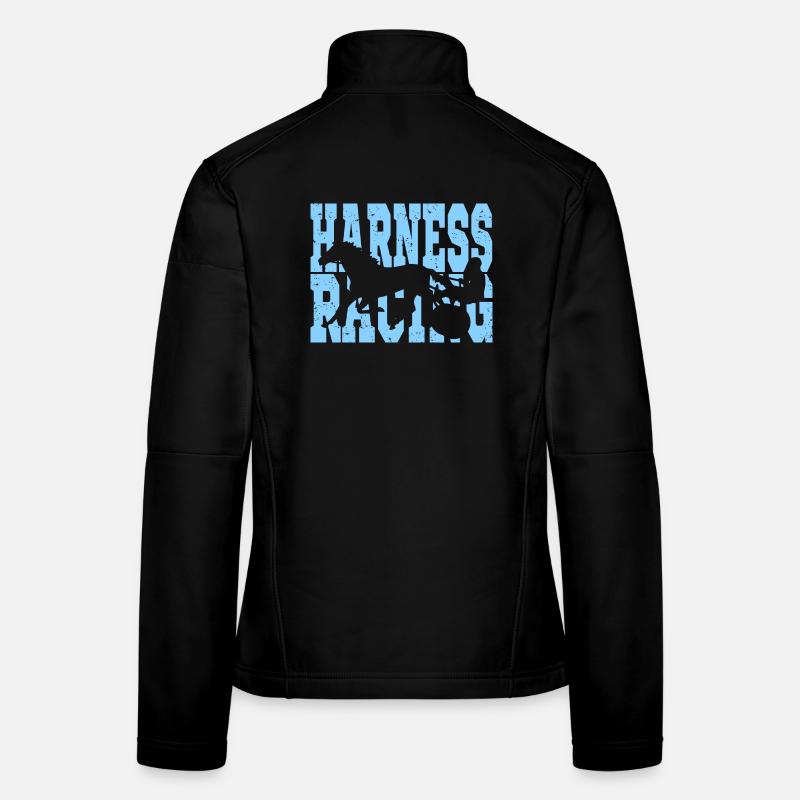 Course de trot Veste en tissu softshell Femme