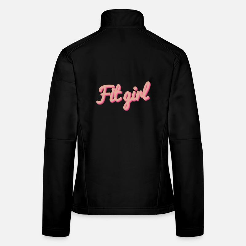 Fitgirl Rosa 3D Script Frauen Softshelljacke