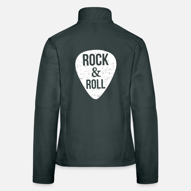 Rock and roll, médiator Veste en tissu softshell Femme
