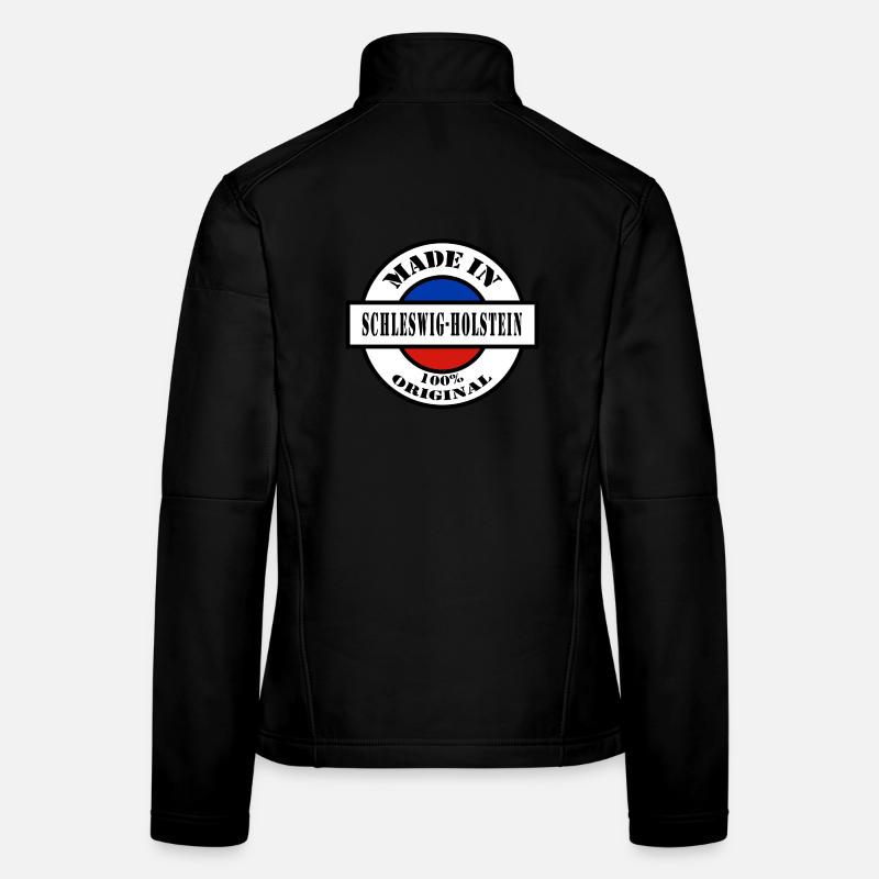 MADE IN SCHLESWIG HOLSTEIN Lübeck Geschenk - Frauen Softshelljacke - Schwarz