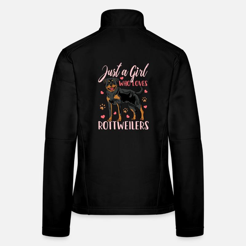 Rottweiler Veste en tissu softshell Femme