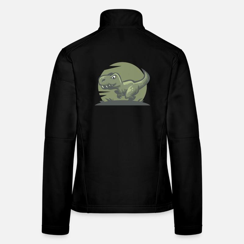Dinosaurier T-Rex Frauen Softshelljacke