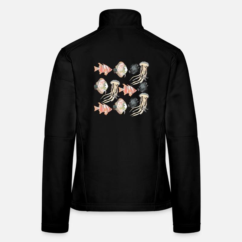 SEALIFE PATTERN Women's Softshell Jacket