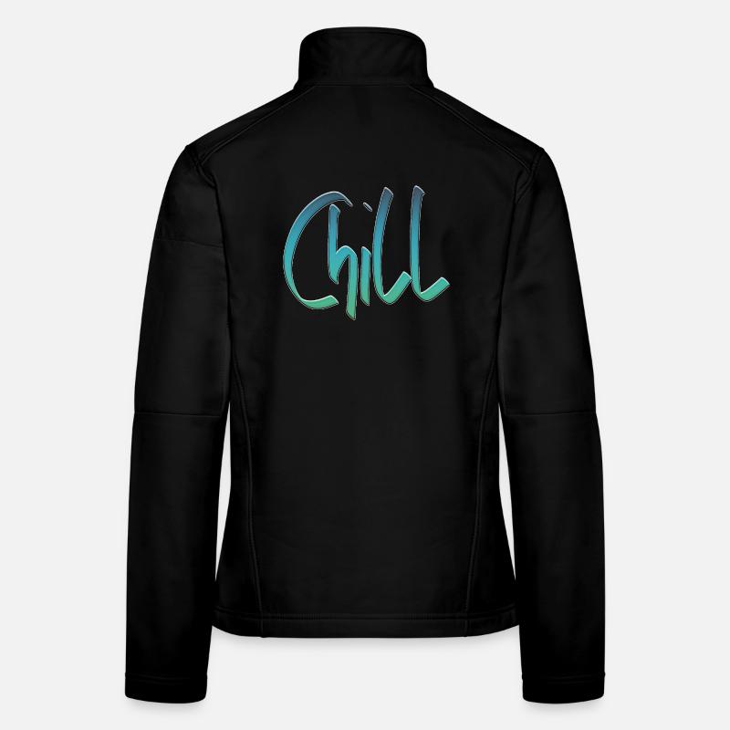 Chill encore - Veste en tissu softshell Femme - noir