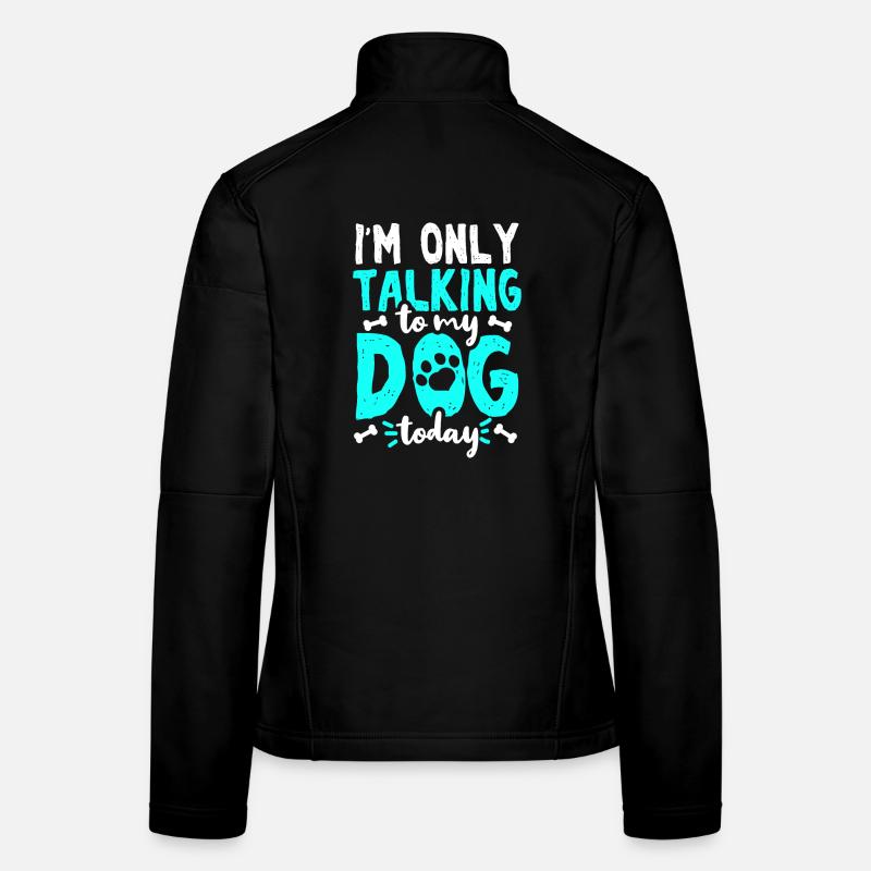 Chien propriétaire de chien Veste en tissu softshell Femme