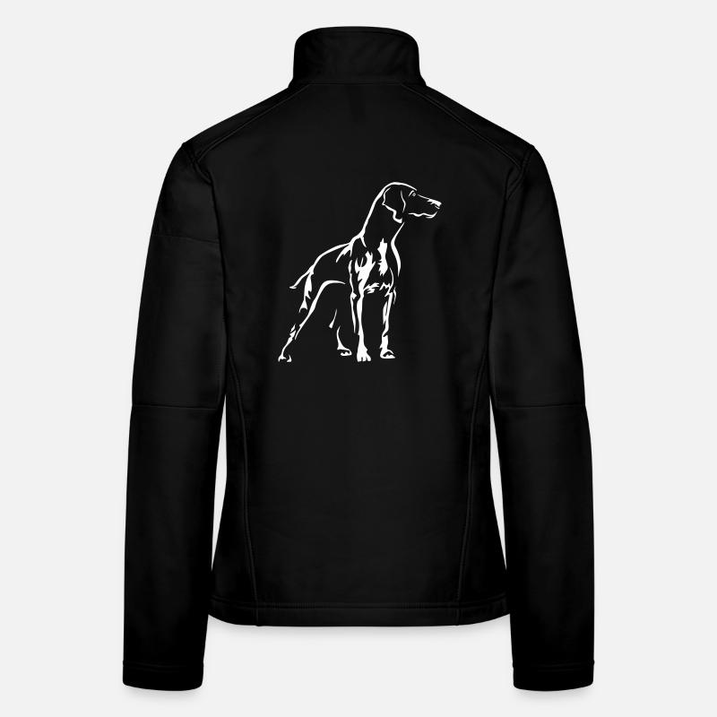 Magyar Vizsla "Black Edition" Veste en tissu softshell Femme