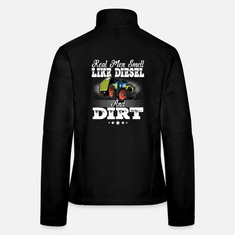 Tractor funny saying Women's Softshell Jacket