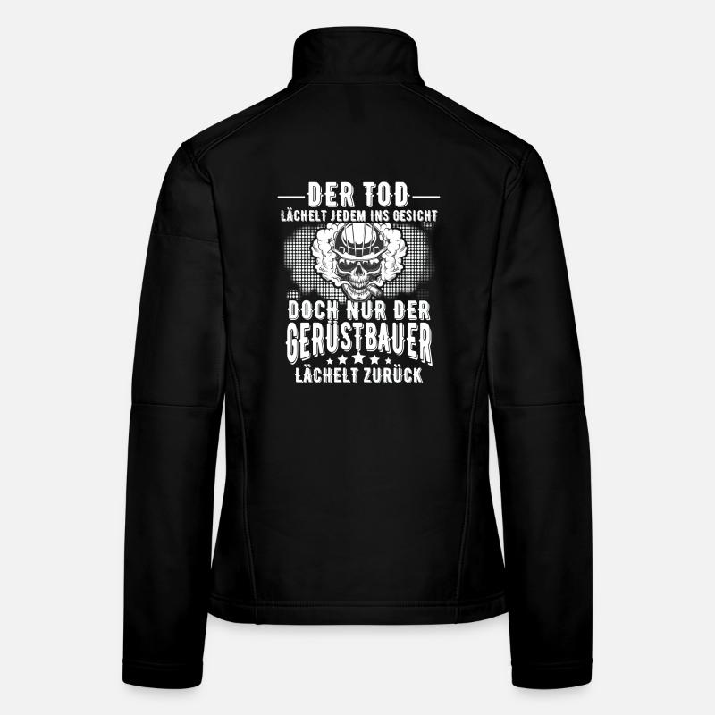 Gerüstbauer - Frauen Softshelljacke - Schwarz