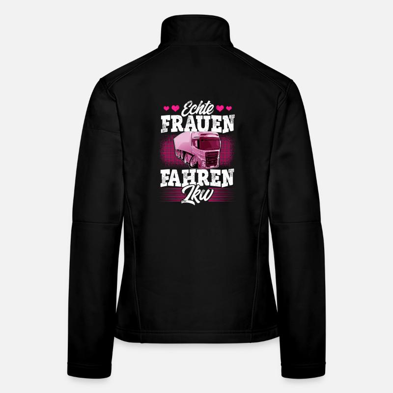 Lkw Fahrerin Frauen Softshelljacke