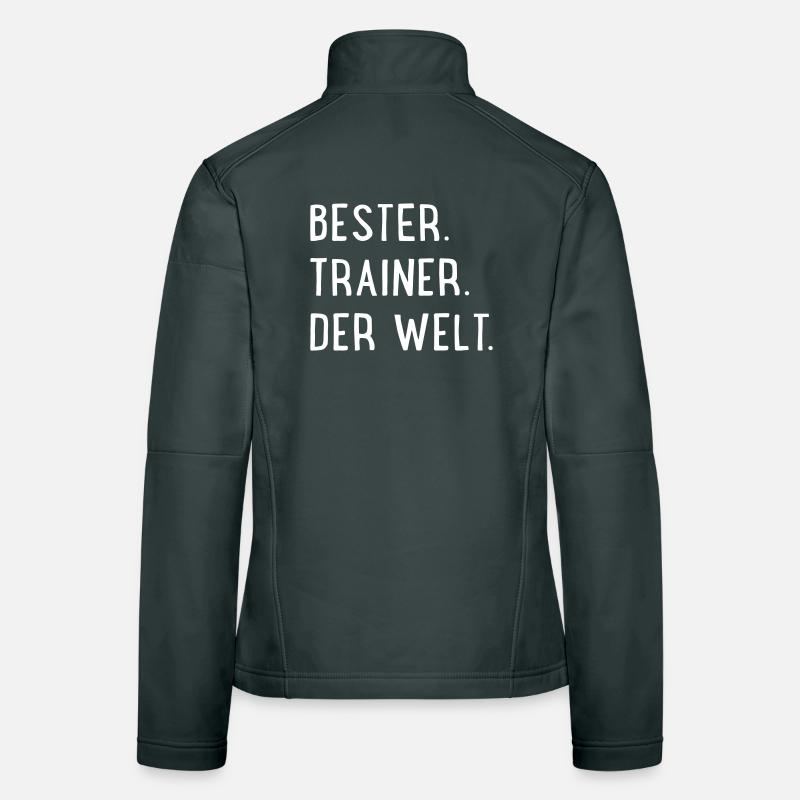 Bester Trainer der Welt Frauen Softshelljacke