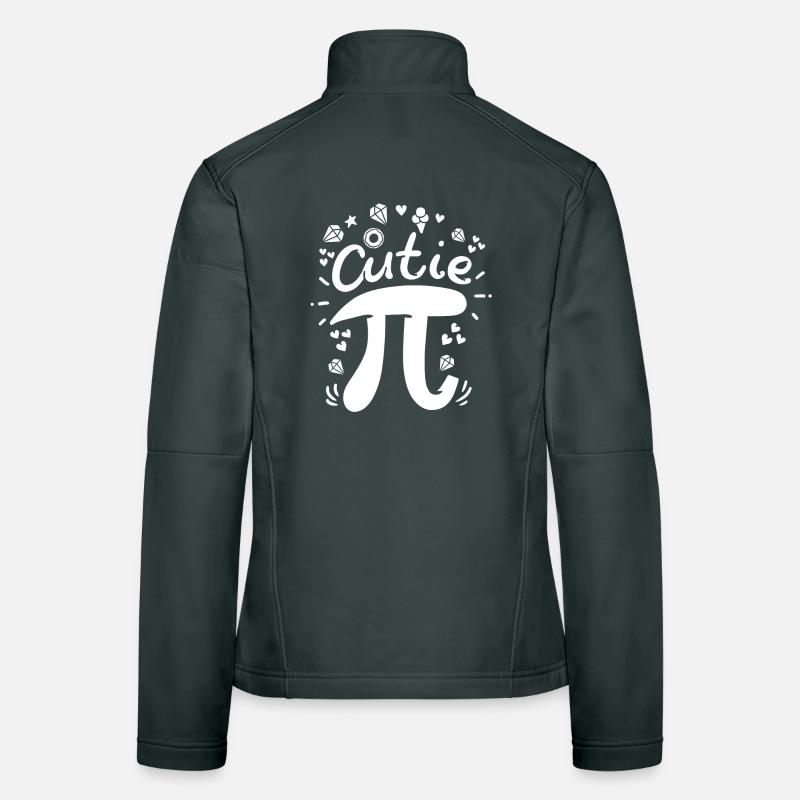 Pi Pi Day Mathe Veste en tissu softshell Femme