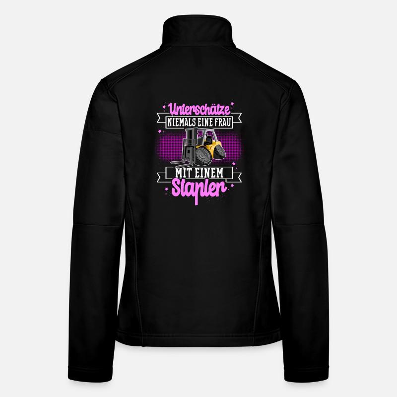 Staplerfahrerin Frauen Softshelljacke