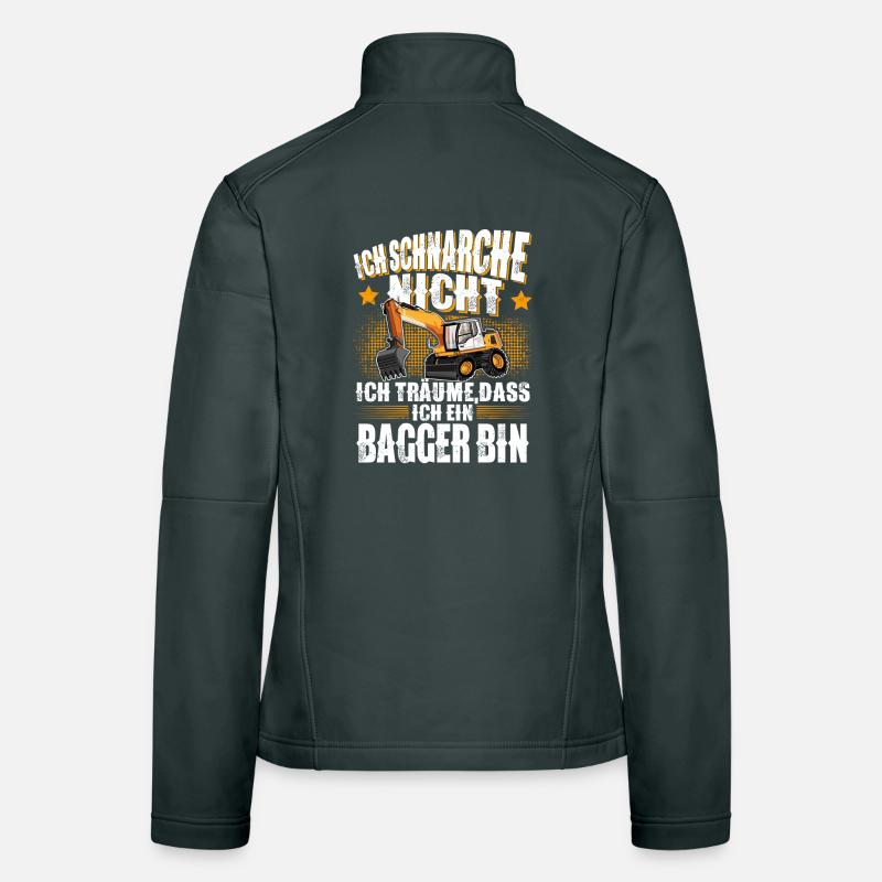 Bagger Frauen Softshelljacke