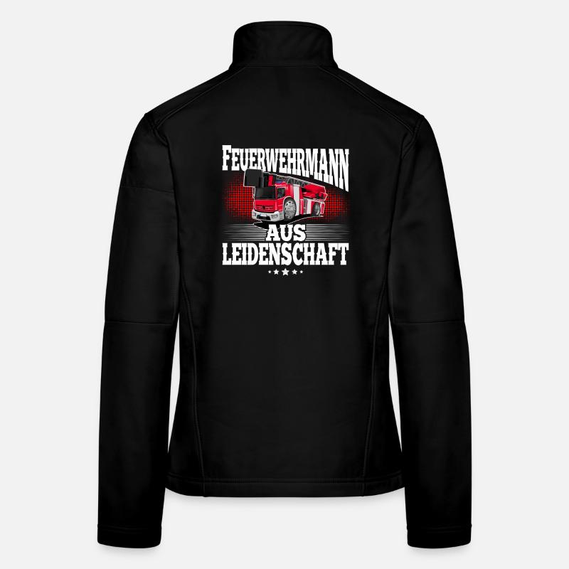 Feuerwehrmann Frauen Softshelljacke