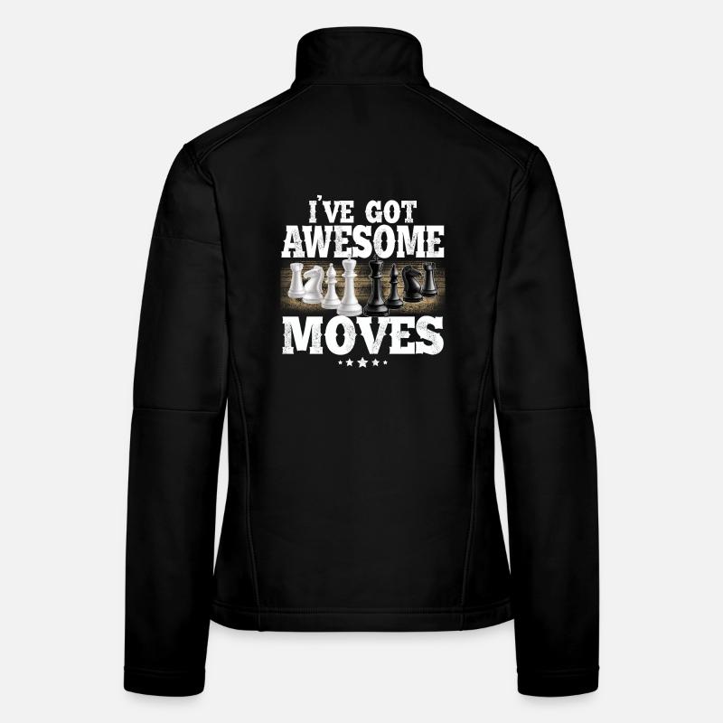 Échecs Veste en tissu softshell Femme
