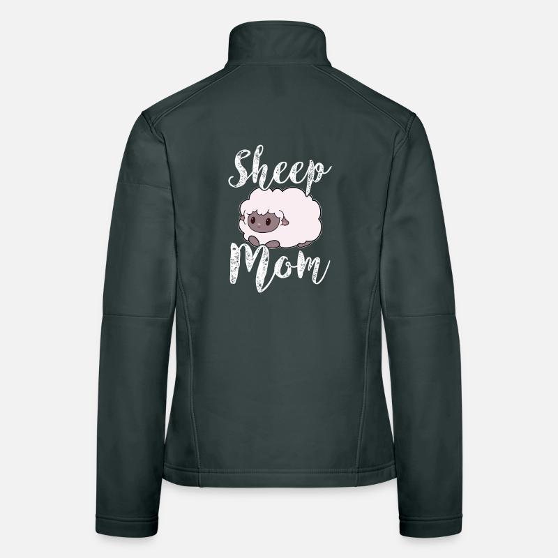 Sheep Sheep Mom Mother Women's Softshell Jacket