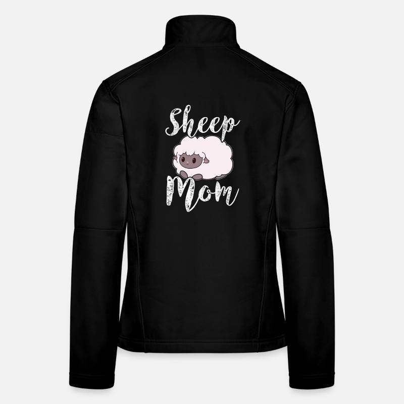 Sheep Sheep Mom Mother Women's Softshell Jacket