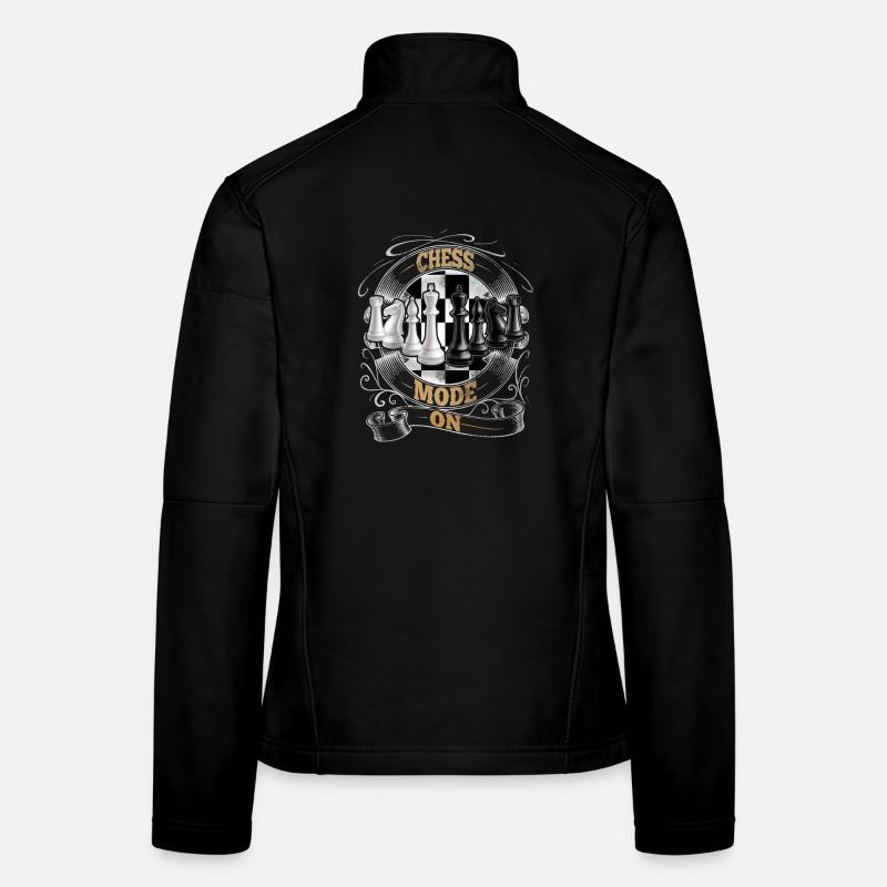 Schach - Frauen Softshelljacke - Schwarz