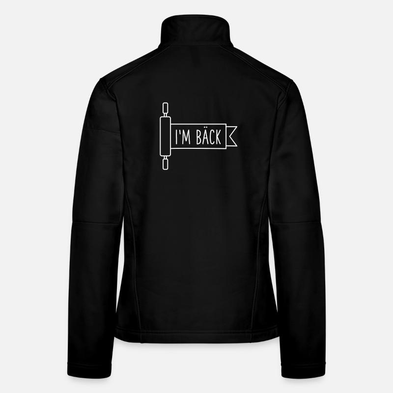 I'm bäck - Baker (1w) - Women's Softshell Jacket - black