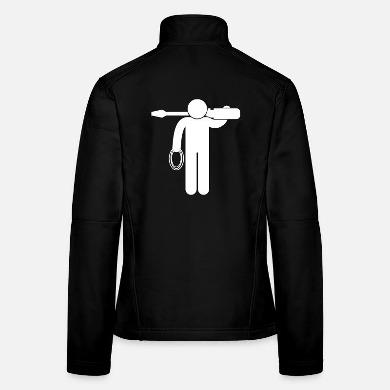 Électroniciens électriciens électrotechniciens Veste en tissu softshell Femme