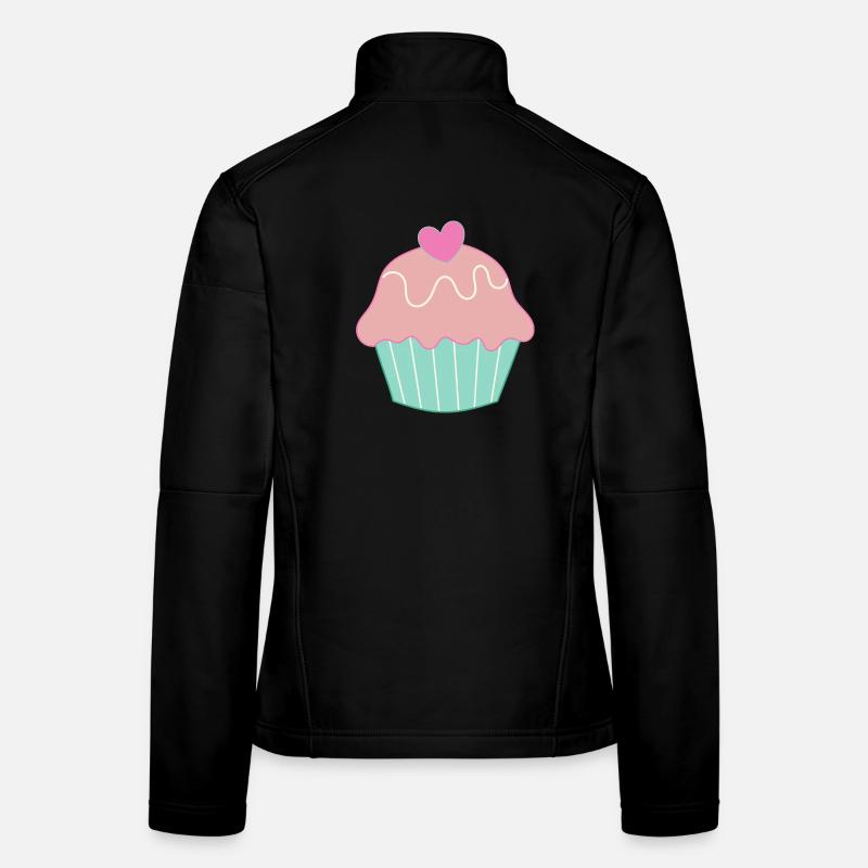 cuisine cuisine gâteau cupcake cadeau mère Veste en tissu softshell Femme