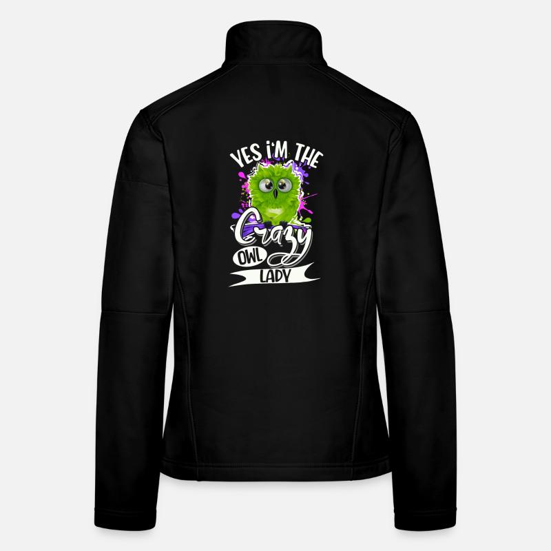 Eule Frauen Softshelljacke
