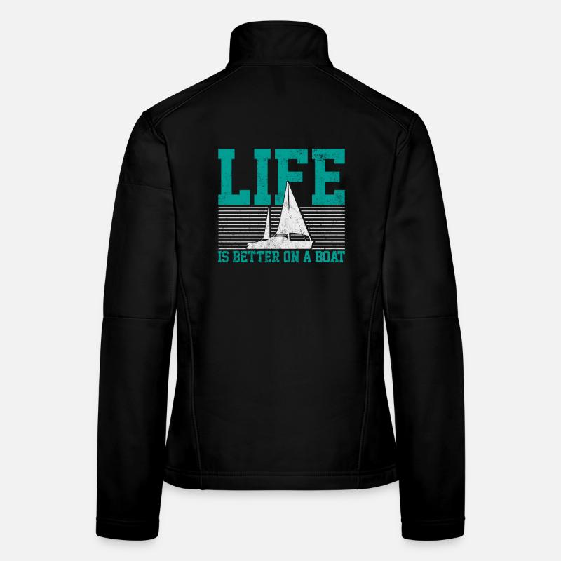 Segelboot Segler Frauen Softshelljacke