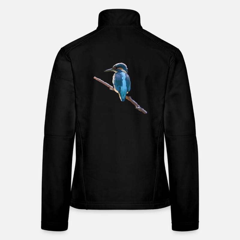 Oiseau de glace Veste en tissu softshell Femme