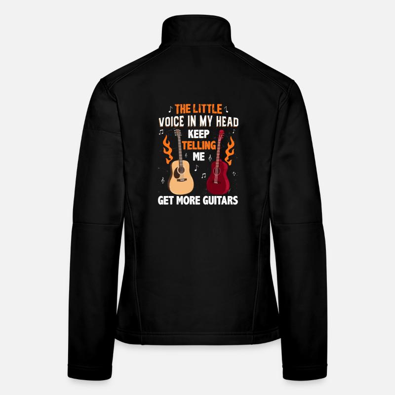 Guitarist Guitar Player Guitar Women's Softshell Jacket